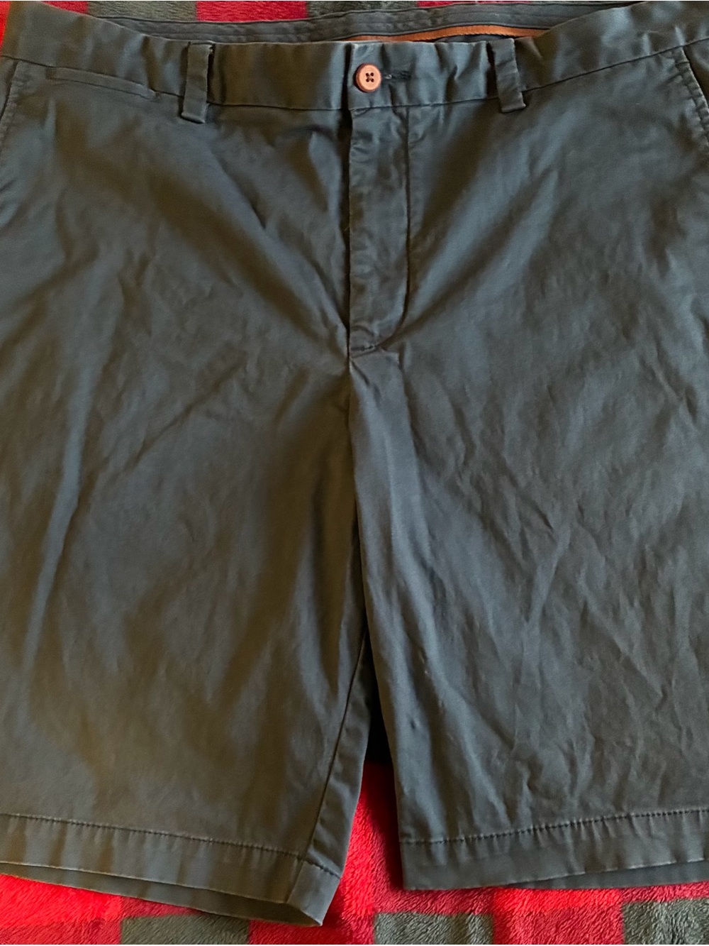 Tommy Bahama Navy Flat-Front Men's Shorts 38